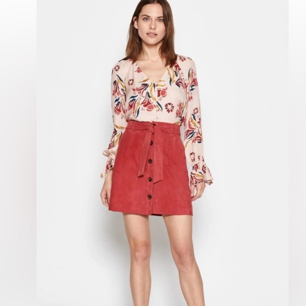 Joie leather skirt- NEW